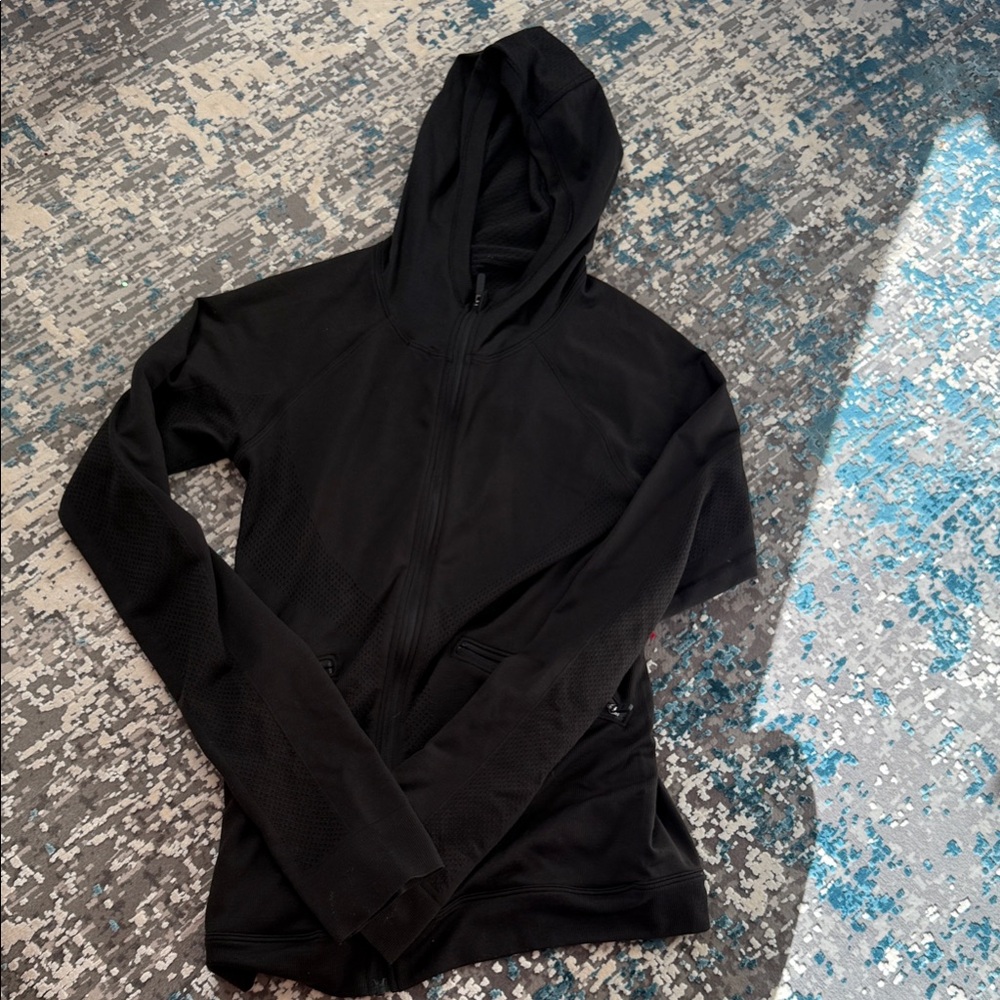 Lululemon Athletica Black Zip-Up Jacket